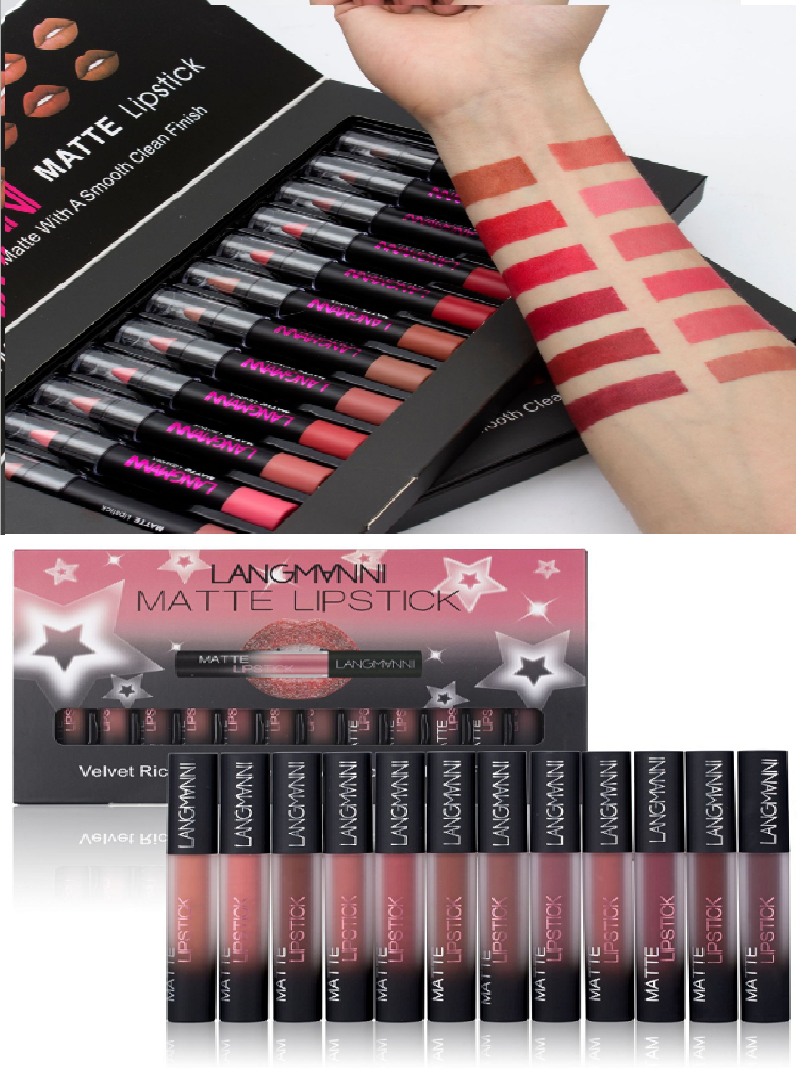 Matte Lippenstift, wasserfest, langanhaltend