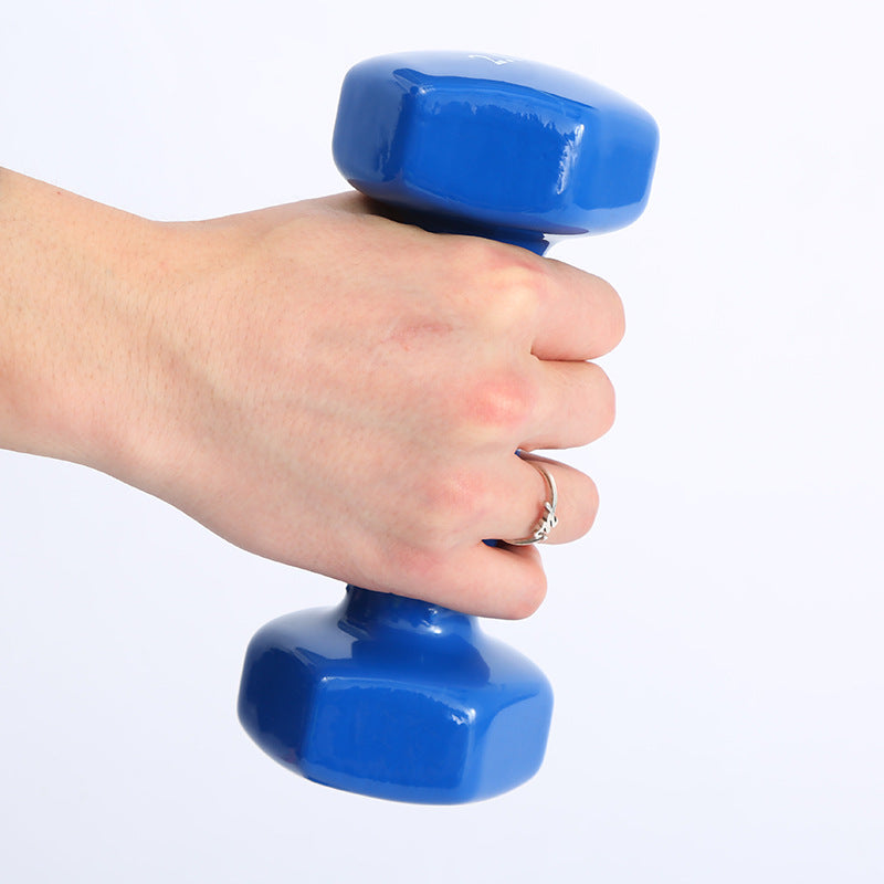 Farbige Fitness-Hanteln
