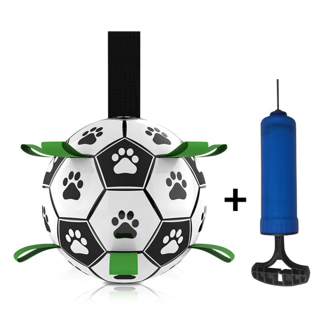 Interaktives Hundespielzeug - Fußball für Haustiere mit Grifflaschen