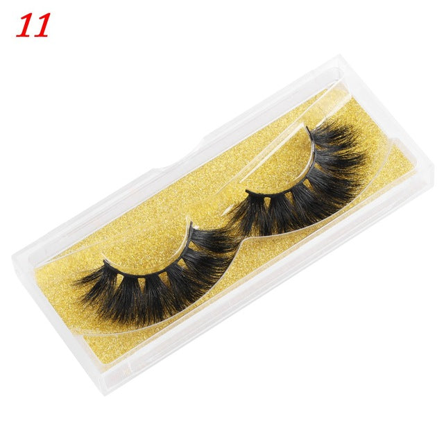 Nerz-Wimpern- flauschige falsche Wimpern