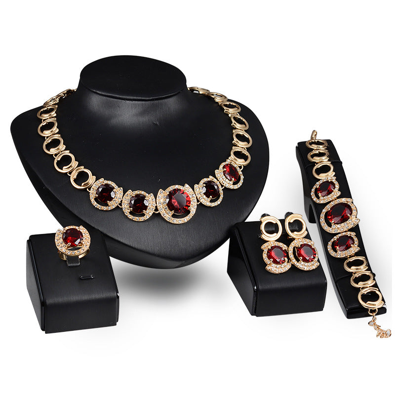 Hochzeitsschmuck, Damenbankettschmuck-Set