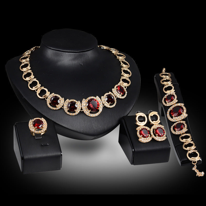 Hochzeitsschmuck, Damenbankettschmuck-Set