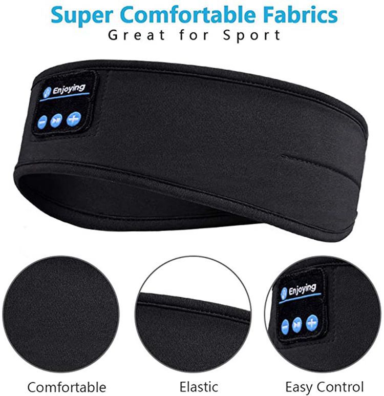 Kabellose Bluetooth-Schlafkopfhörer und Augenmaske