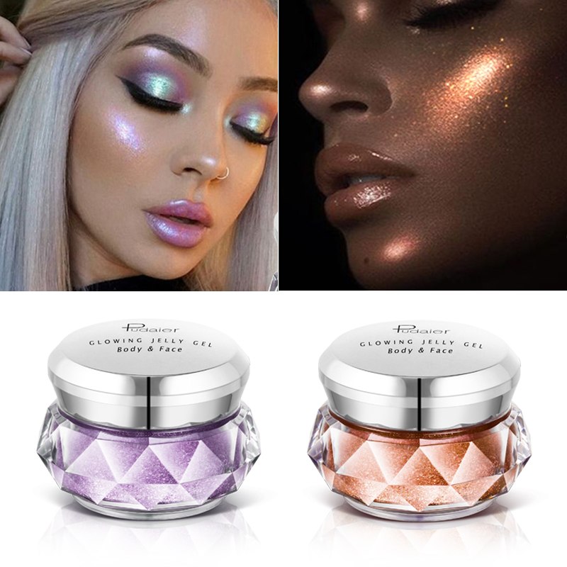 Lidschatten Glanz Festival-Make-up- Highlightet Bronzer