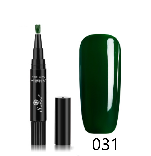 3-in-1 Gel-Nagellackstift mit Glitzer