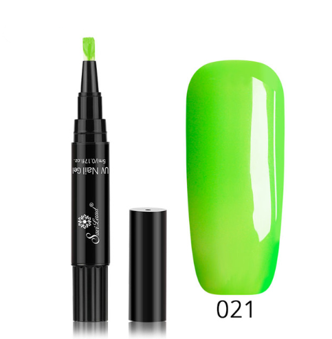 3-in-1 Gel-Nagellackstift mit Glitzer