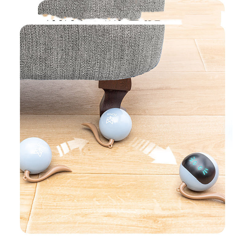 Elektrisches, intelligentes Katzenspielzeug in Form einer Zauberball