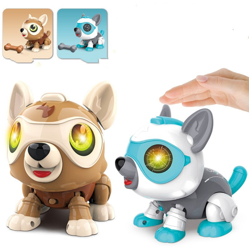 Elektronischer Roboterhund mit sprachgesteuerter und berührungssensitiver Technologie