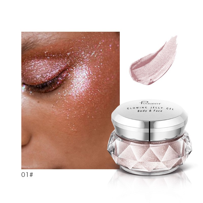 Lidschatten Glanz Festival-Make-up- Highlightet Bronzer