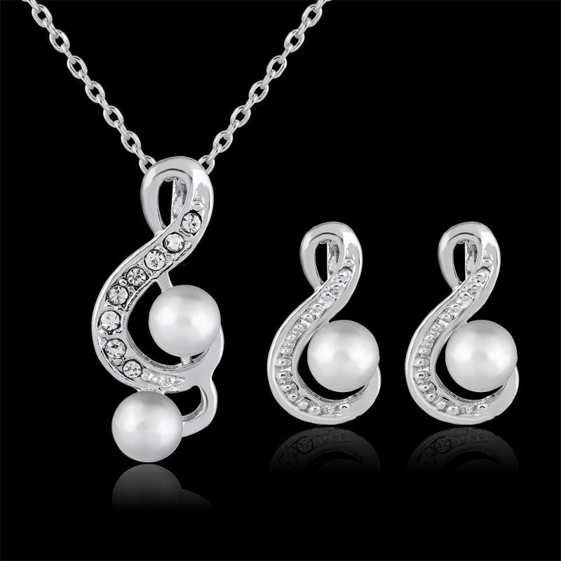 Modisches Perlen-Schmuckset