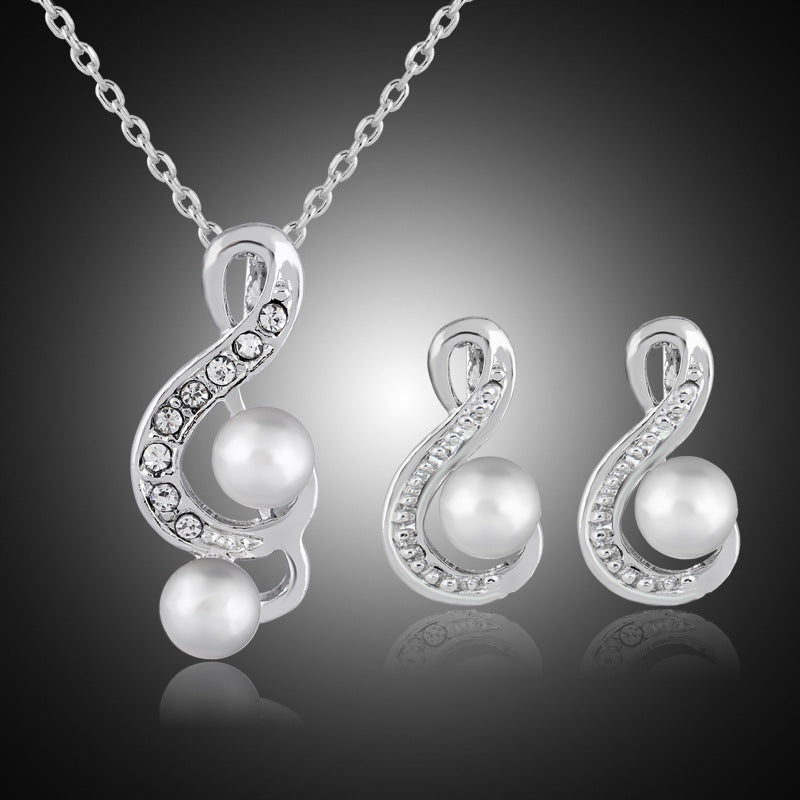Modisches Perlen-Schmuckset