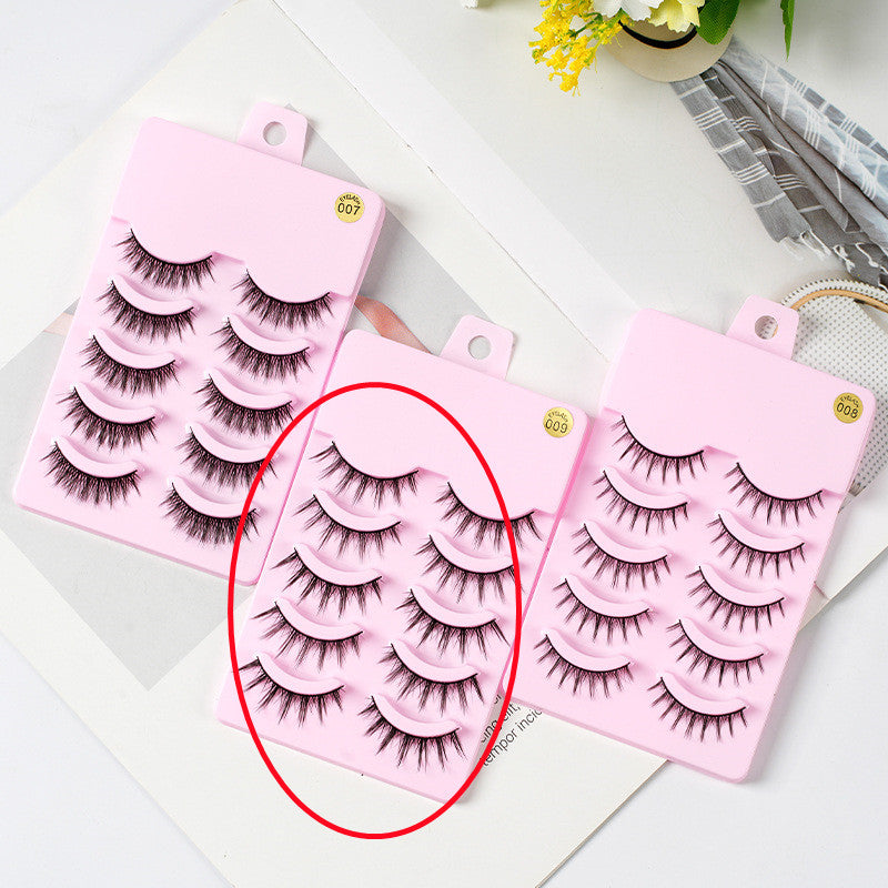 5 Paare Manga Wimpern
