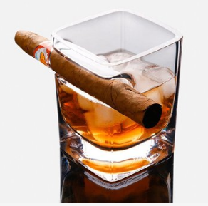 Das kreative Whisky-Zigarrenglas