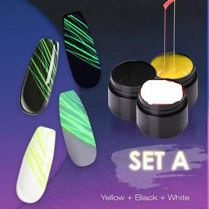 Leuchtendes Spinnennagelgel UV-Nagellack