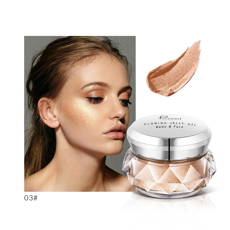 Lidschatten Glanz Festival-Make-up- Highlightet Bronzer