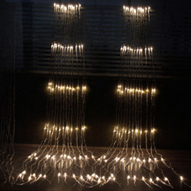 Charmante und stimmungsvolle Netzlichterkette