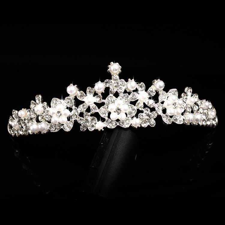 Hochzeit  Kristallblumenhalskette  Diamantohrringe  Windkrone