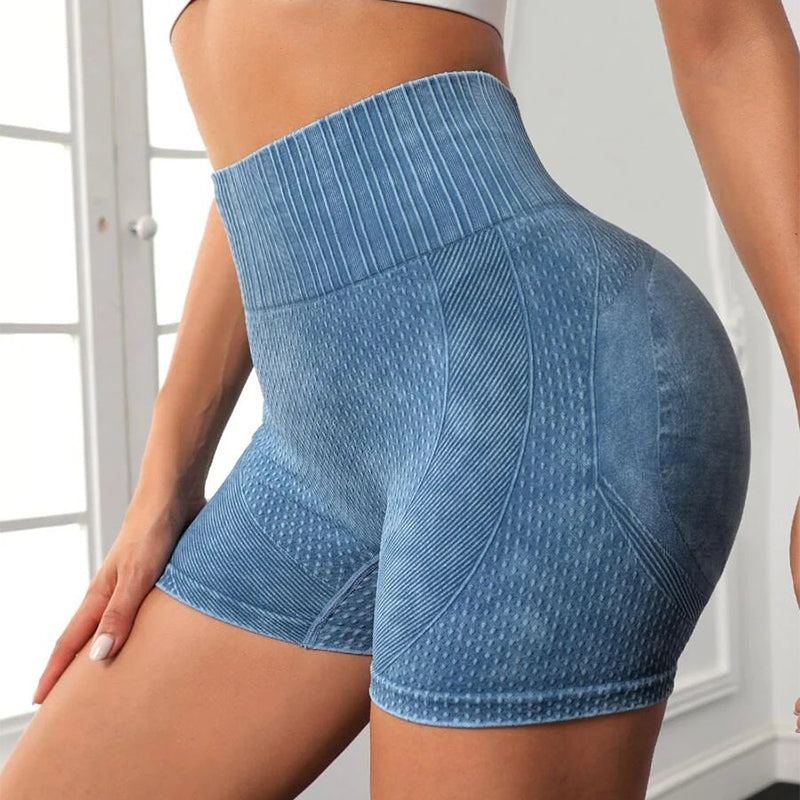 Hoch taillierte hüfthebende Fitnesshose