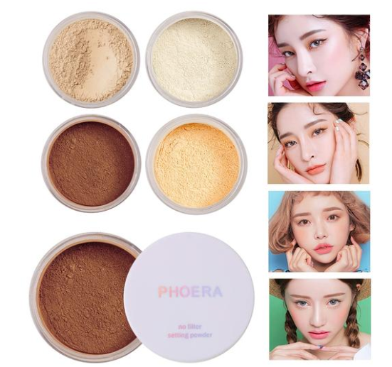 Loose Face Powder - Transparent, glatt, zum Fixieren der Grundierung beim Make-up