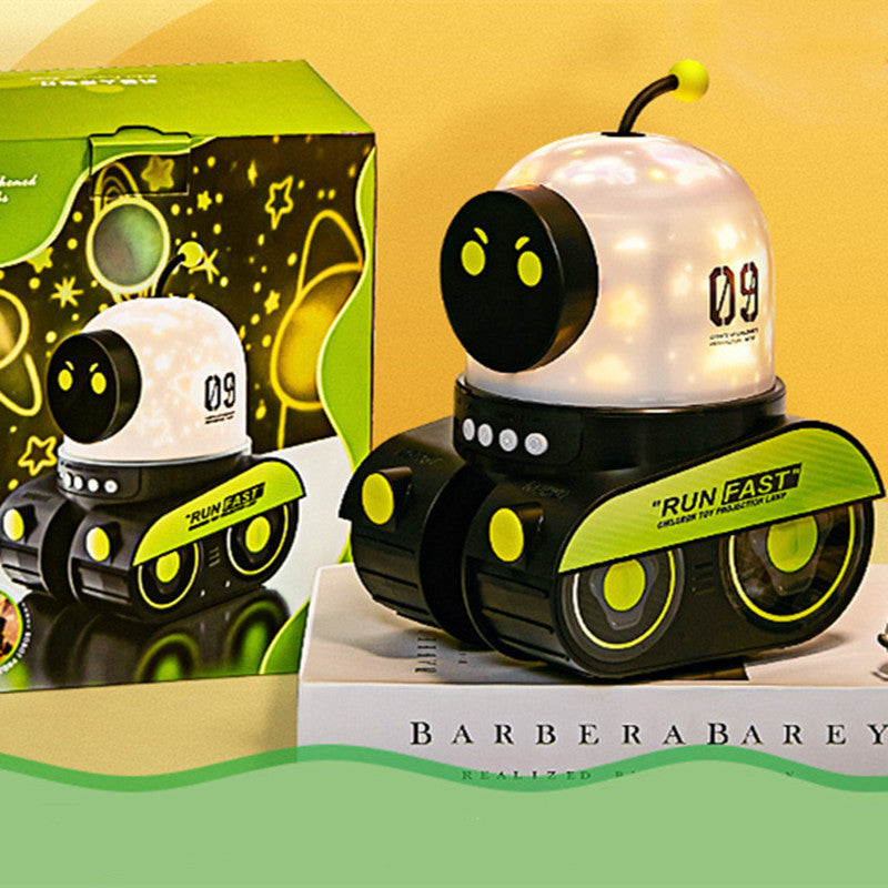 LED Nachtlicht Sternenhimmelprojektor Galaxy Robot mit Music