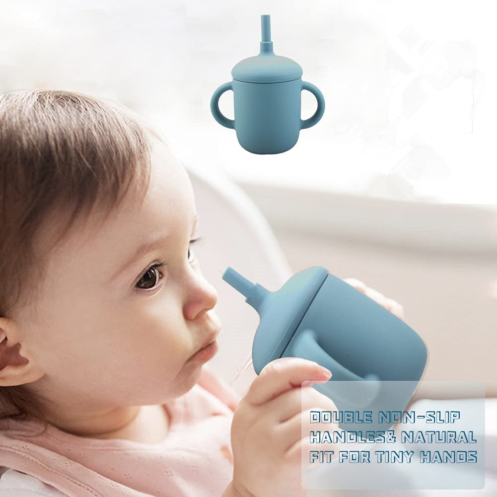Baby-Trinkbecher mit Strohhalm