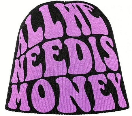 Buchstaben Beanie-Mütze