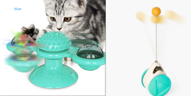 Katzen-Dreh-Windmühlen-Multifunktions-Spielzeug