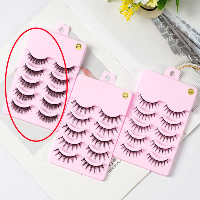 5 Paare Manga Wimpern