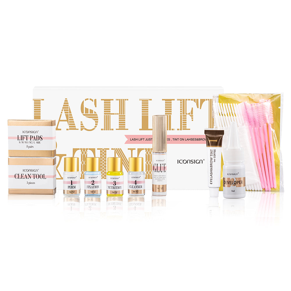 ICONSIGN Wimpernlifting Augenbrauenfärbe- und Wimpernpermanent-Set