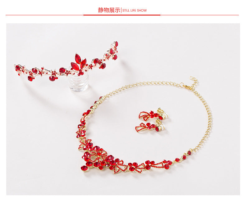 Brautschmuck dreiteiliges Set