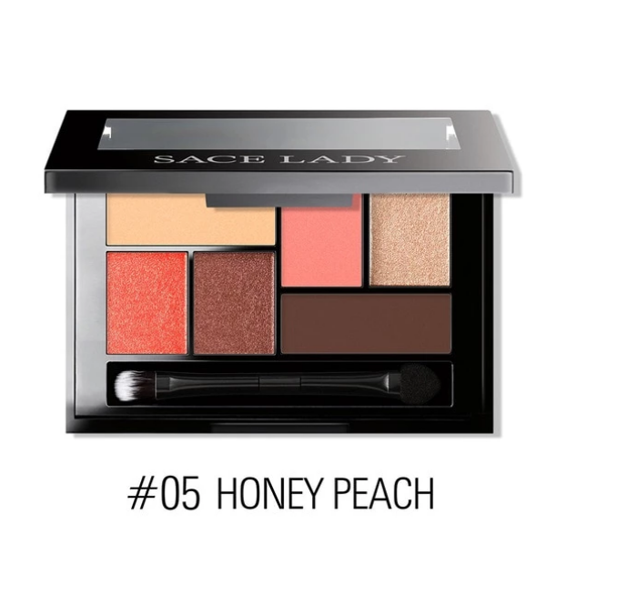 Makeup Palette mit 6 intensiven Farben - langanhaltend