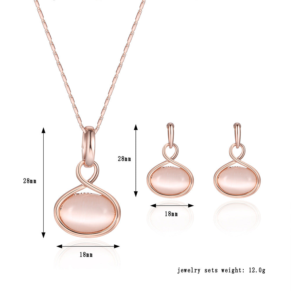 Modisches Braut- und Hochzeitsparty-Schmuckset