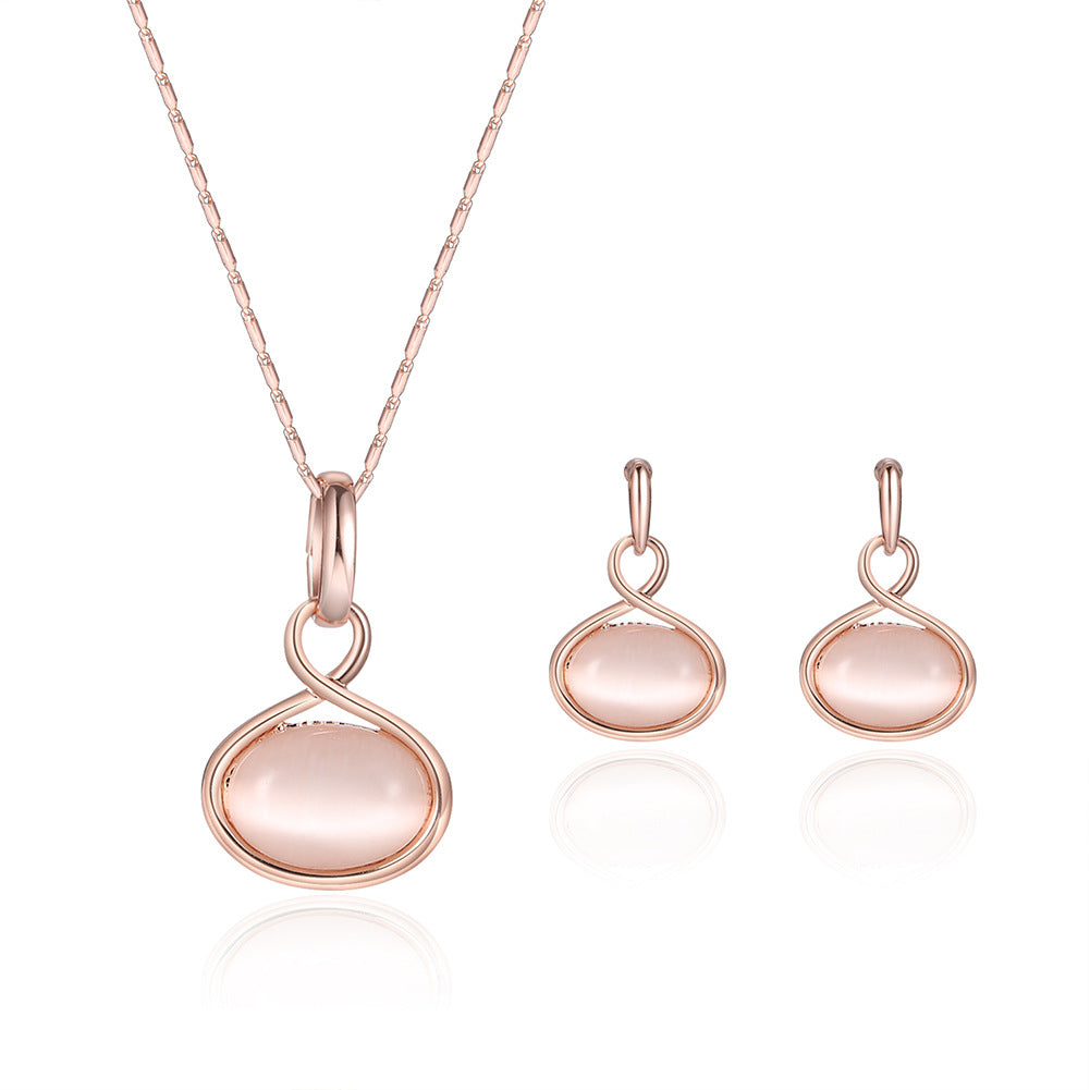 Modisches Braut- und Hochzeitsparty-Schmuckset