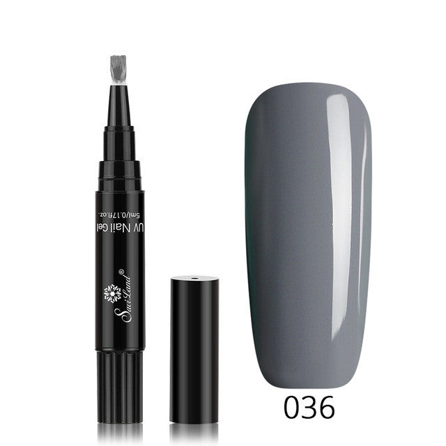 3-in-1 Gel-Nagellackstift mit Glitzer