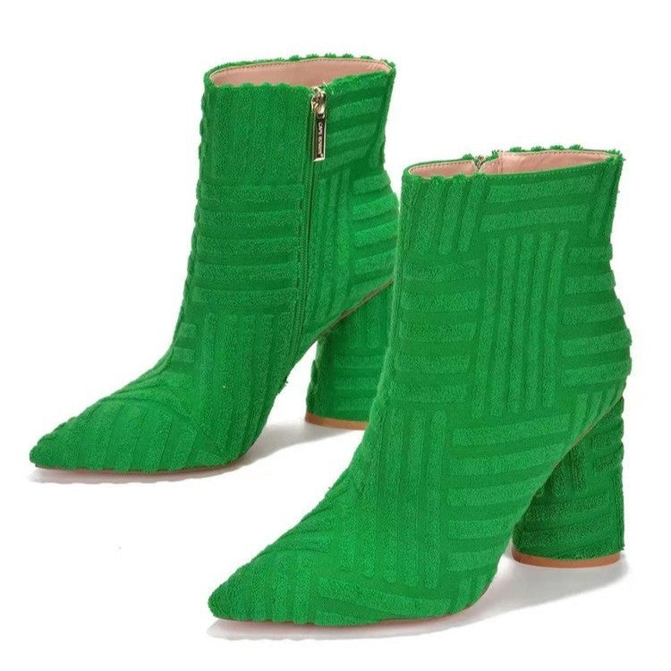Stillvolle Farbige Stiefeletten
