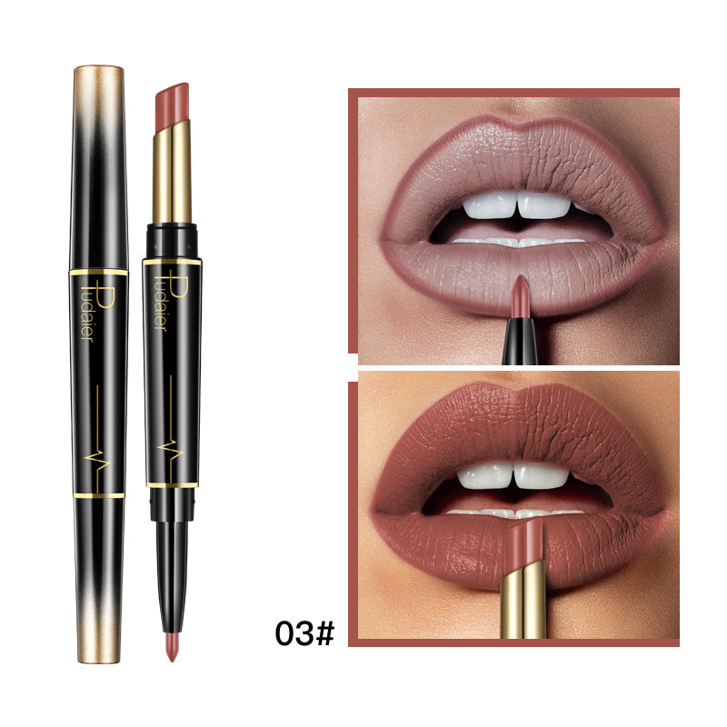 Doppelter Lippenstift-Lipliner