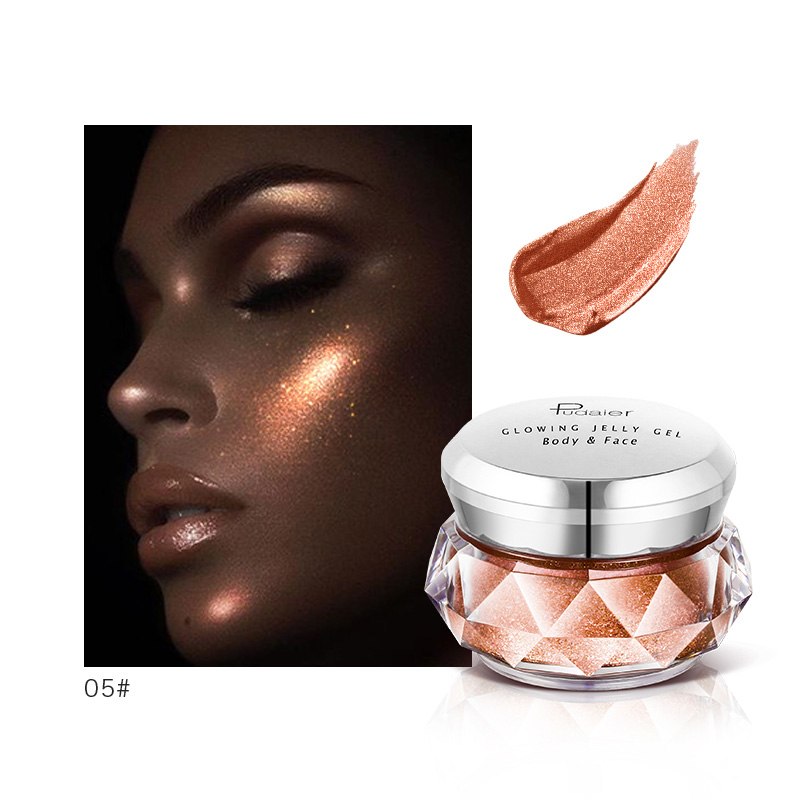 Lidschatten Glanz Festival-Make-up- Highlightet Bronzer