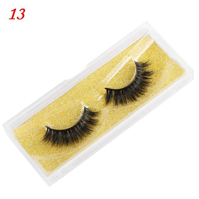 Nerz-Wimpern- flauschige falsche Wimpern