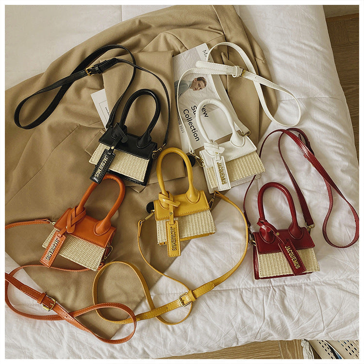Damenmodetasche im gewebten Stil mit Um Hängegurt