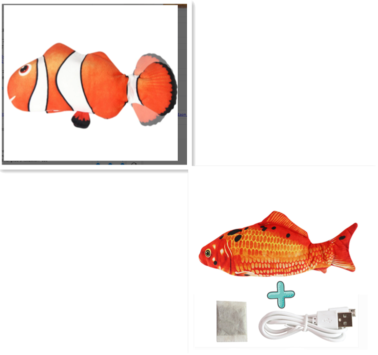 Elektrischer lustiger Katzensimulation Fisch