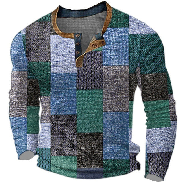 Langarm-T-Shirt für Herren