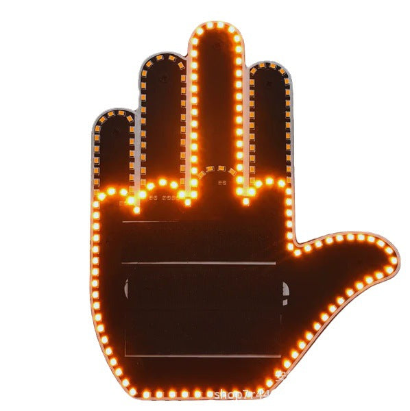 Kfz-Lustiges LED-Hand-Handmittelfinger Beleuchtung