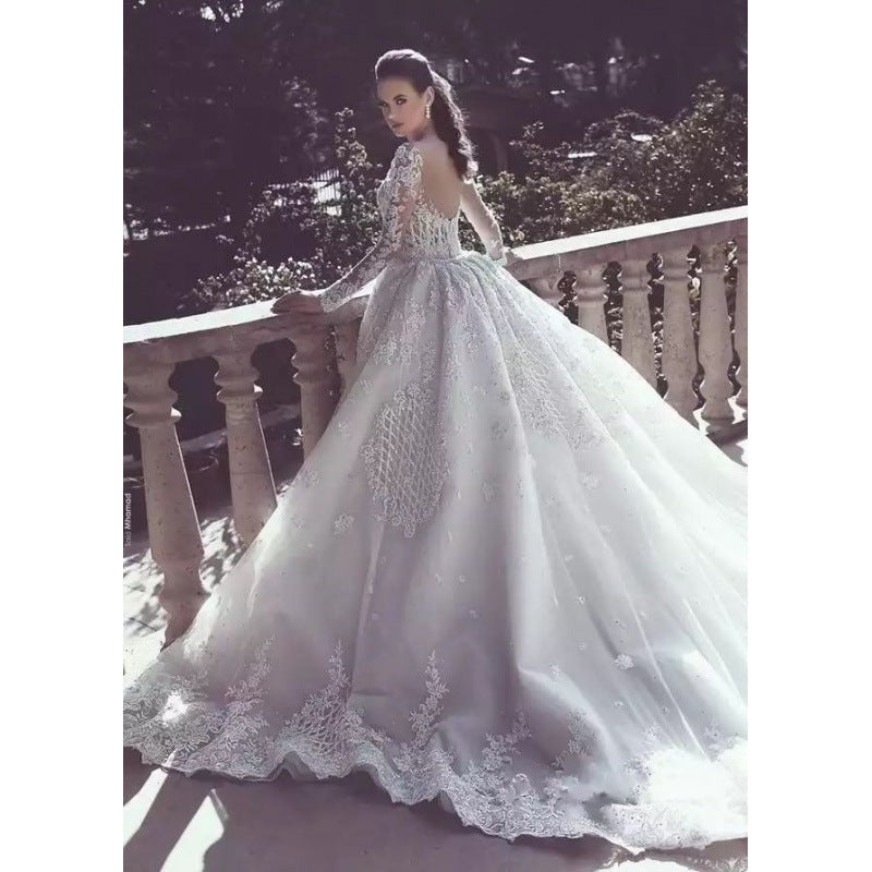 Meerjungfrau Brautkleid mit Ärmeln