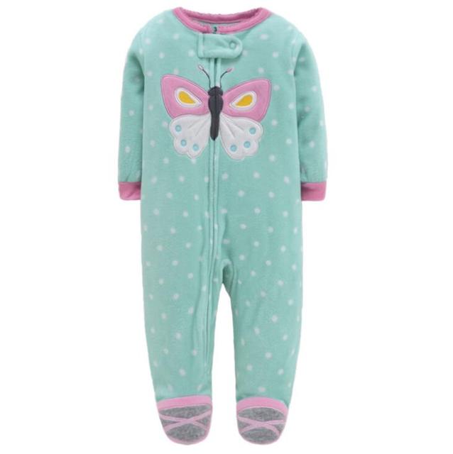 Kinder Weiche Fleece Strampler
