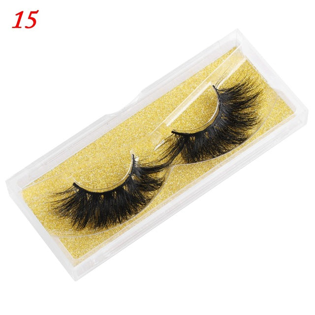Nerz-Wimpern- flauschige falsche Wimpern