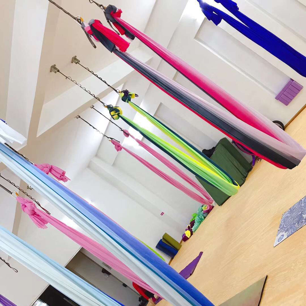 Farbverlauf Aerial Yoga Hängemattenstoff