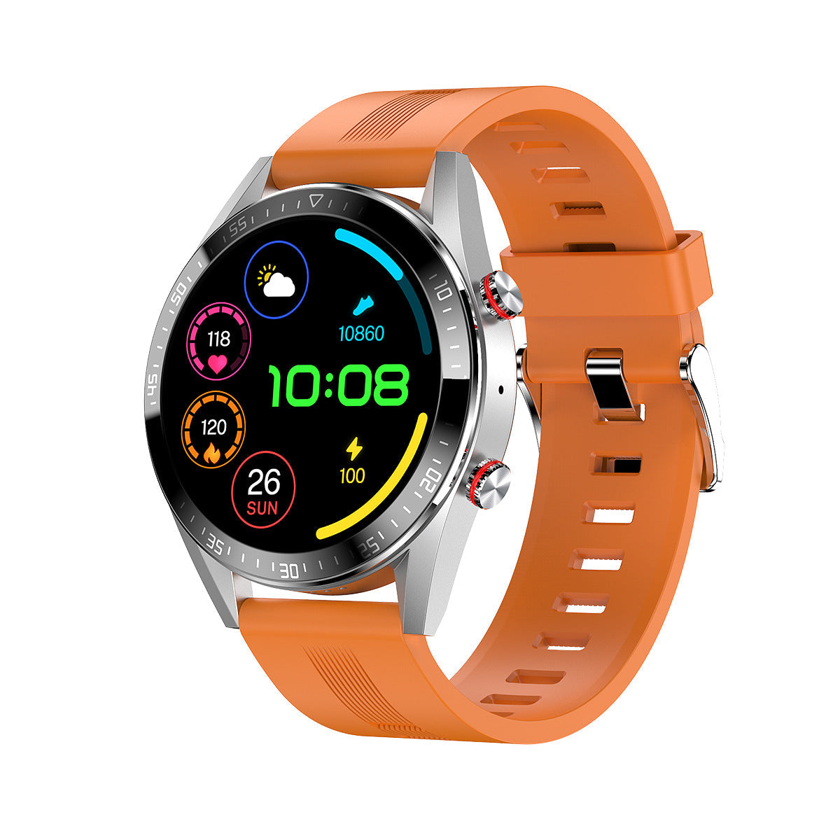 Herzfrequenz-Gesundheitsüberwachung Bluetooth-Musik-Smartphone-Uhr