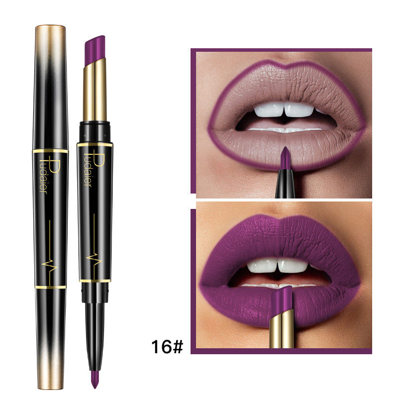 Doppelter Lippenstift-Lipliner
