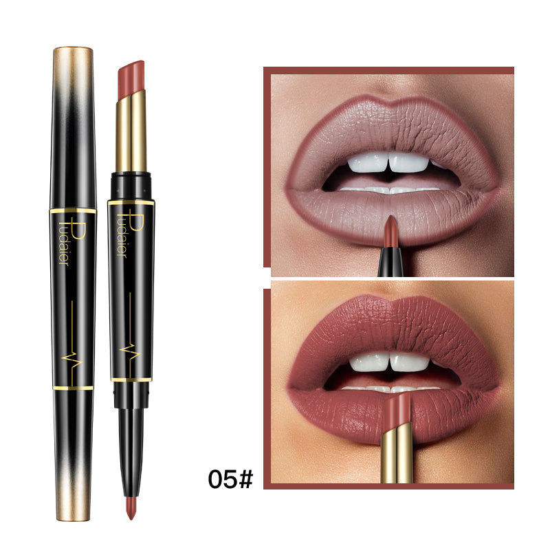 Doppelter Lippenstift-Lipliner
