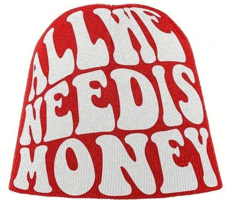 Buchstaben Beanie-Mütze